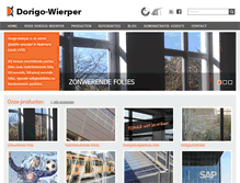 Tablet Screenshot of dorigo-wierper.nl